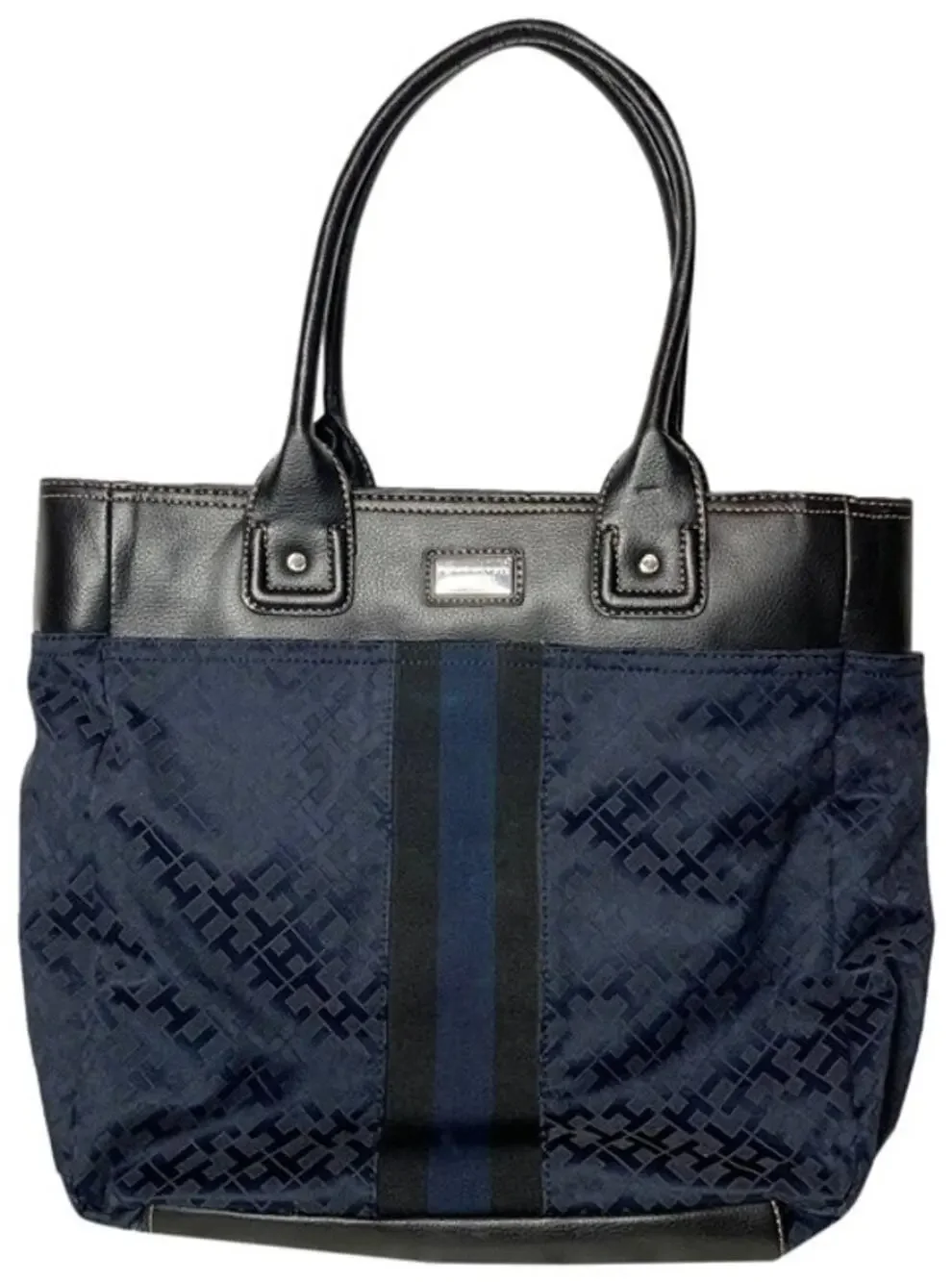 Tommy Hilfiger Women's Tote Navy Blue Handbags